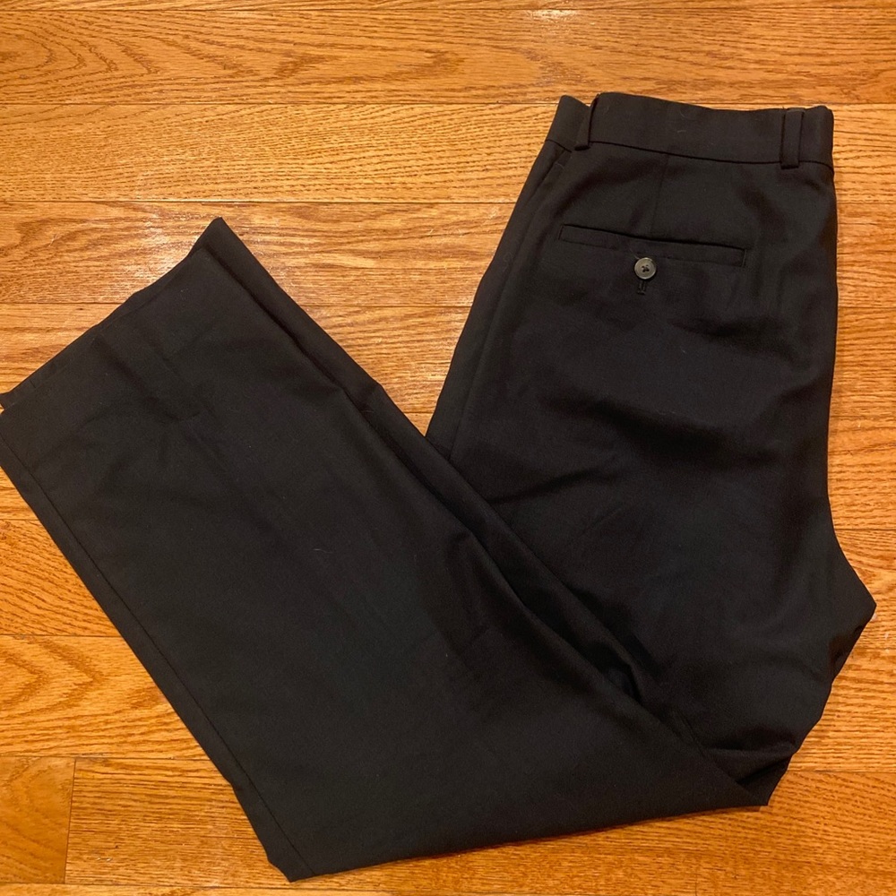 New Michael Kors Mens Navy Blue Greenwich Dress Pants Slacks 33W X 32L